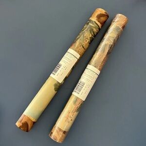 Tempaper Vintage Botanical Wallpaper Rolls in Green and Brown